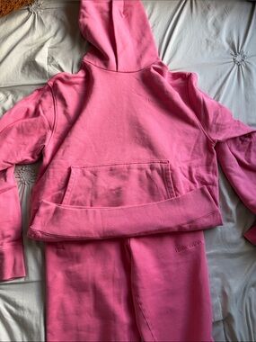 Limited edition Human Race x Adidas Pink Hoodie and Sweatpants Set